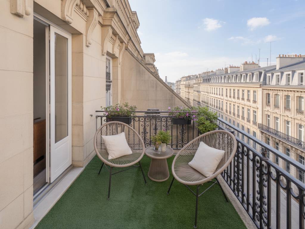 Transformez votre balcon avec du gazon synthétique