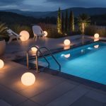 Créer une oasis nocturne : idées d’éclairage solaire pour vos abords de spa et piscine